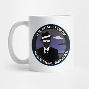 Space Force - Men in Black Special Services Emblem Mug